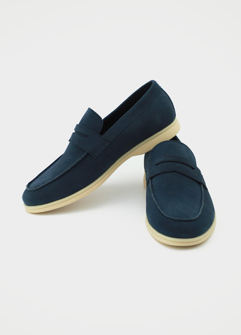 Синие кэжуал туфли Respect без шнурков