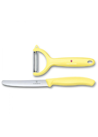 Набор ножей SwissClassic Paring Set Tomato and Kiwi Yellow (6.7116.23L82) Victorinox комбинированные,