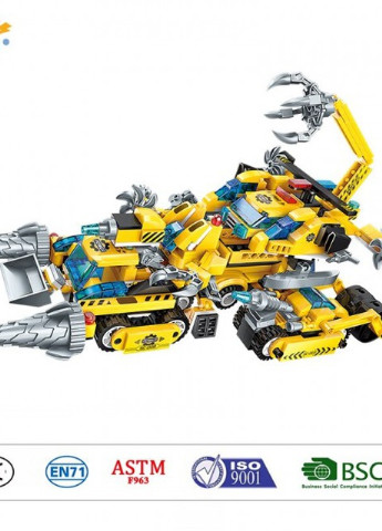 Конструктор 1408 Строжна техніка - мега машина 811, 600 дет Qman (253827860)