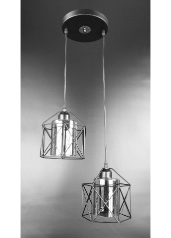 Люстра потолочная подвесная в стиле LOFT (лофт) 11770/2-br Черный 30х36х36 см. Sunnysky (253122510)