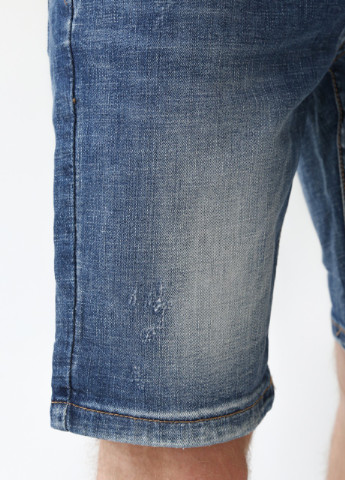 Шорти чоловічі темно-сині джинсові терті слим JEANSclub (253202559)