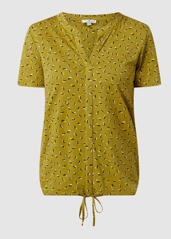 Оливковая летняя блуза Tom Tailor