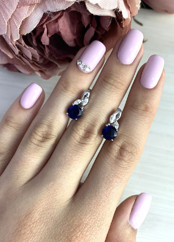 Сережки Silver Flame (164347004)