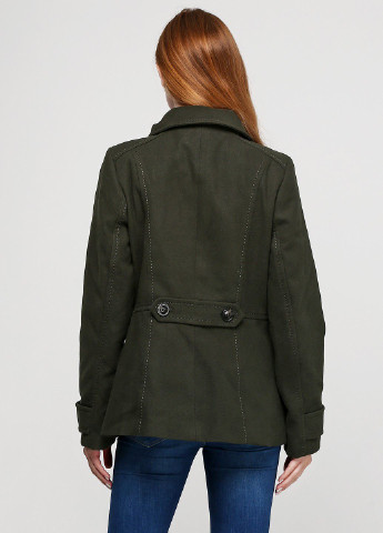 Темно-зеленое Кэжуал пальто H&M