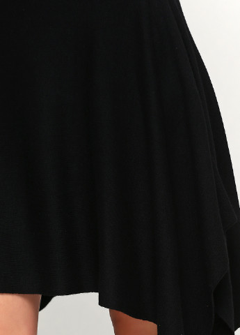 Черное кэжуал платье клеш Guess by Marciano однотонное