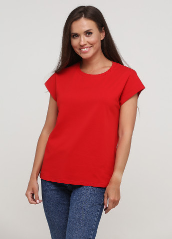 Красная летняя футболка Only Women