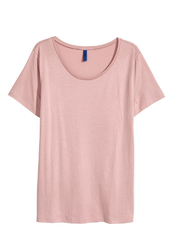 Темно-рожева футболка H&M