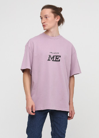 Світло-фіолетова футболка MTWTFSS Weekday