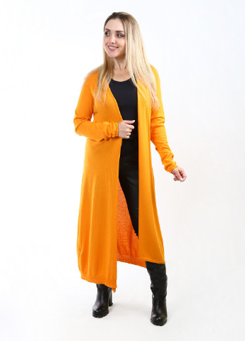 Оранжевый демисезонный кардиган Stefanel