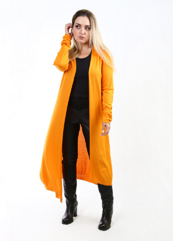 Оранжевый демисезонный кардиган Stefanel