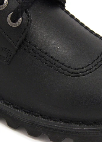 Kickers Женские дерби дерби черный з натуральная кожа, — демисезон (239798736)