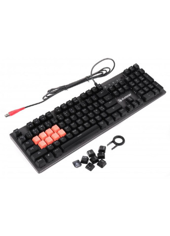 Клавіатура bloody b760 green sw black A4Tech (250604410)