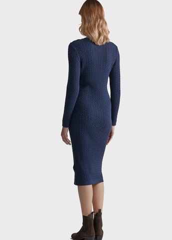 Синя кежуал сукня сукня светр Gant однотонна