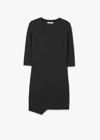 Черное кэжуал платье Mango