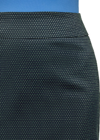 Темно-синяя кэжуал с геометрическим узором юбка Oodji мини