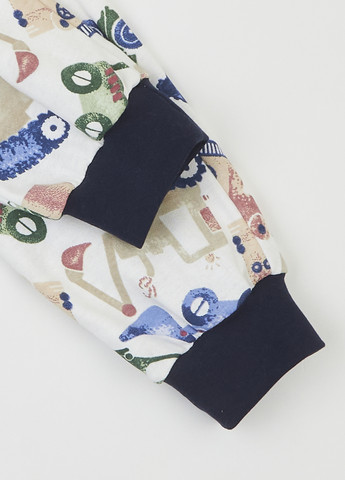 Молочная зимняя пижама (свитшот, брюки) dexter's