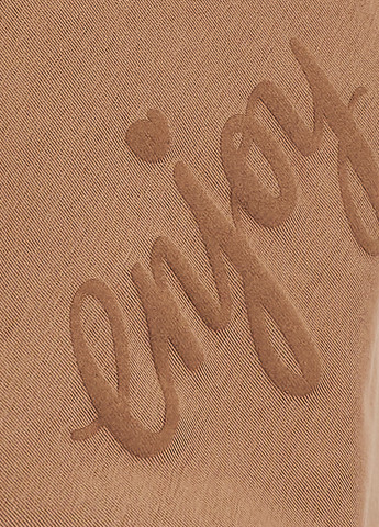 Коричневий літній комплект (футболка, шорти) Фламинго