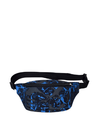 Сумка Sambag поясная сумка абстрактная синяя кэжуал