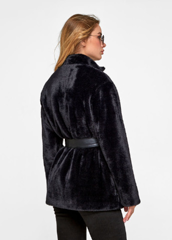 Чорне демісезонне Пальто-сорочка Гранде чорний Emass
