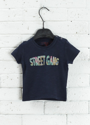 Темно-синяя летняя футболка Street Gang