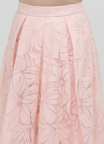 Пудровая кэжуал цветочной расцветки юбка Vero Moda клешированная