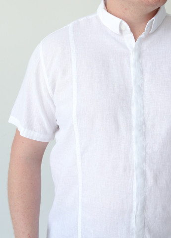 Белая кэжуал рубашка Jean Piere
