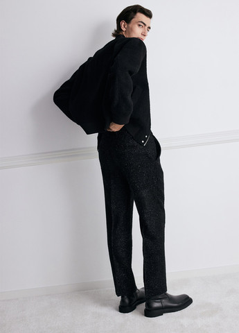 Черная демисезонная куртка H&M