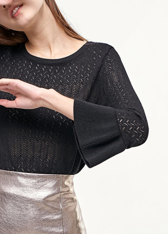 Черный демисезонный джемпер джемпер Stradivarius