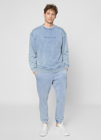 Синие спортивные демисезонные джоггеры брюки PRPY