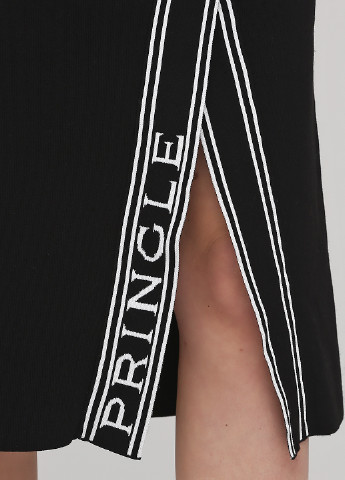 Черная кэжуал с надписью юбка H&M карандаш