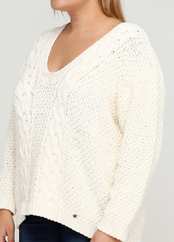 Білий зимовий пуловер пуловер Le Phare de la Baleine
