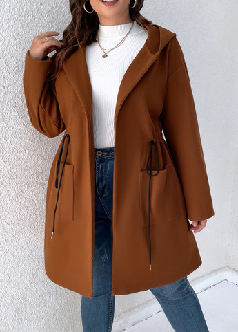 Коричневое демисезонное Пальто Emery Rose