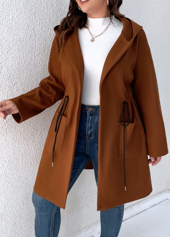 Коричневое демисезонное Пальто Emery Rose