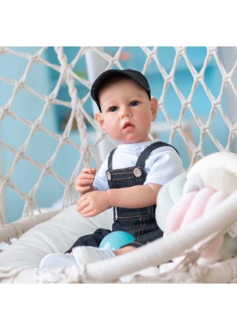 Кукла Reborn Doll мальчик Сеня 50 см (253710721)