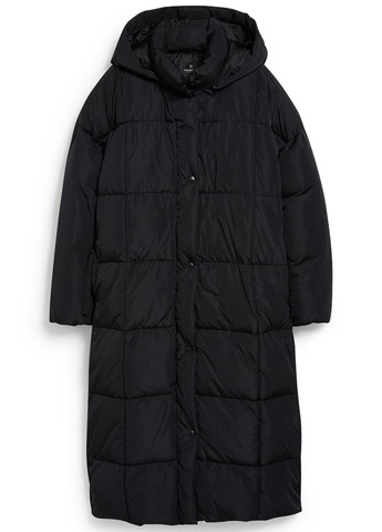 Чорна демісезонна куртка куртка-пальто C&A