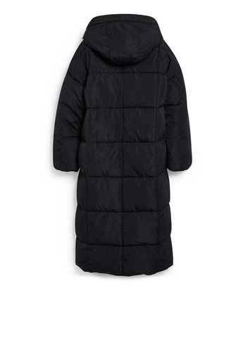 Чорна демісезонна куртка куртка-пальто C&A