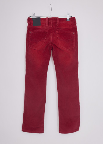 Красные кэжуал демисезонные прямые брюки Pepe Jeans