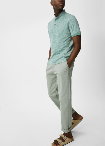 Зеленые кэжуал летние брюки C&A