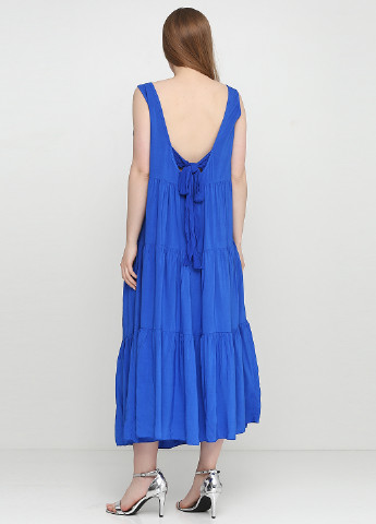 Синя кежуал платье New Line однотонна