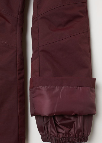 Темно-коричневые кэжуал зимние прямые брюки H&M