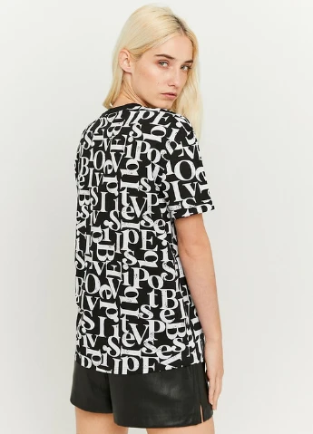 Футболка Tally Weijl Basic T-Shirts - KNIT BASIC TSHIRT - (229436181)