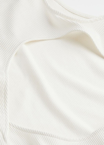 Білий кежуал сукня сукня-майка H&M однотонна