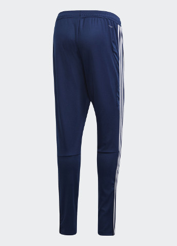 Темно-синие спортивные демисезонные зауженные брюки adidas