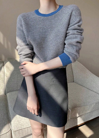 Серый демисезонный джемпер джемпер SHEIN