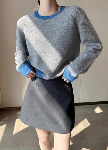 Серый демисезонный джемпер джемпер SHEIN