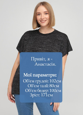 Черная летняя футболка H&M