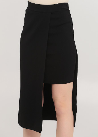Черная кэжуал однотонная юбка Vero Moda