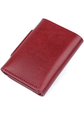 Женское кожаное портмоне 8х10х2 см Grande Pelle (253491407)