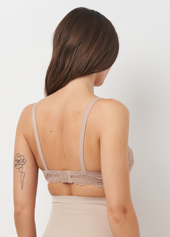 Бежевий корбей бюстгальтер Intimates з кісточками поліамід, мереживо