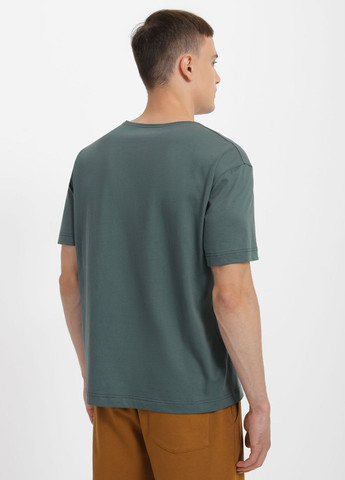 Сіро-зелена футболка Promin